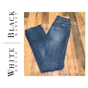 White House Black Market Mid-Rise, Boot Cut Jeans